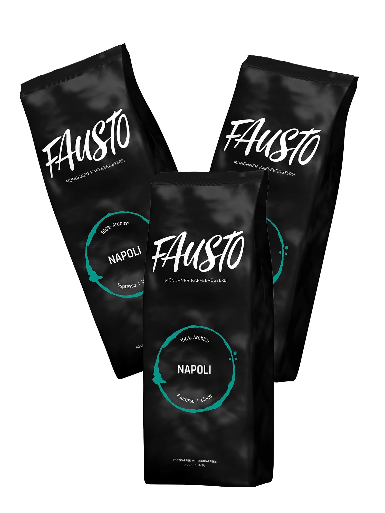 Caffé Fausto Espresso Napoli Bohne Vorteilspaket 3kg