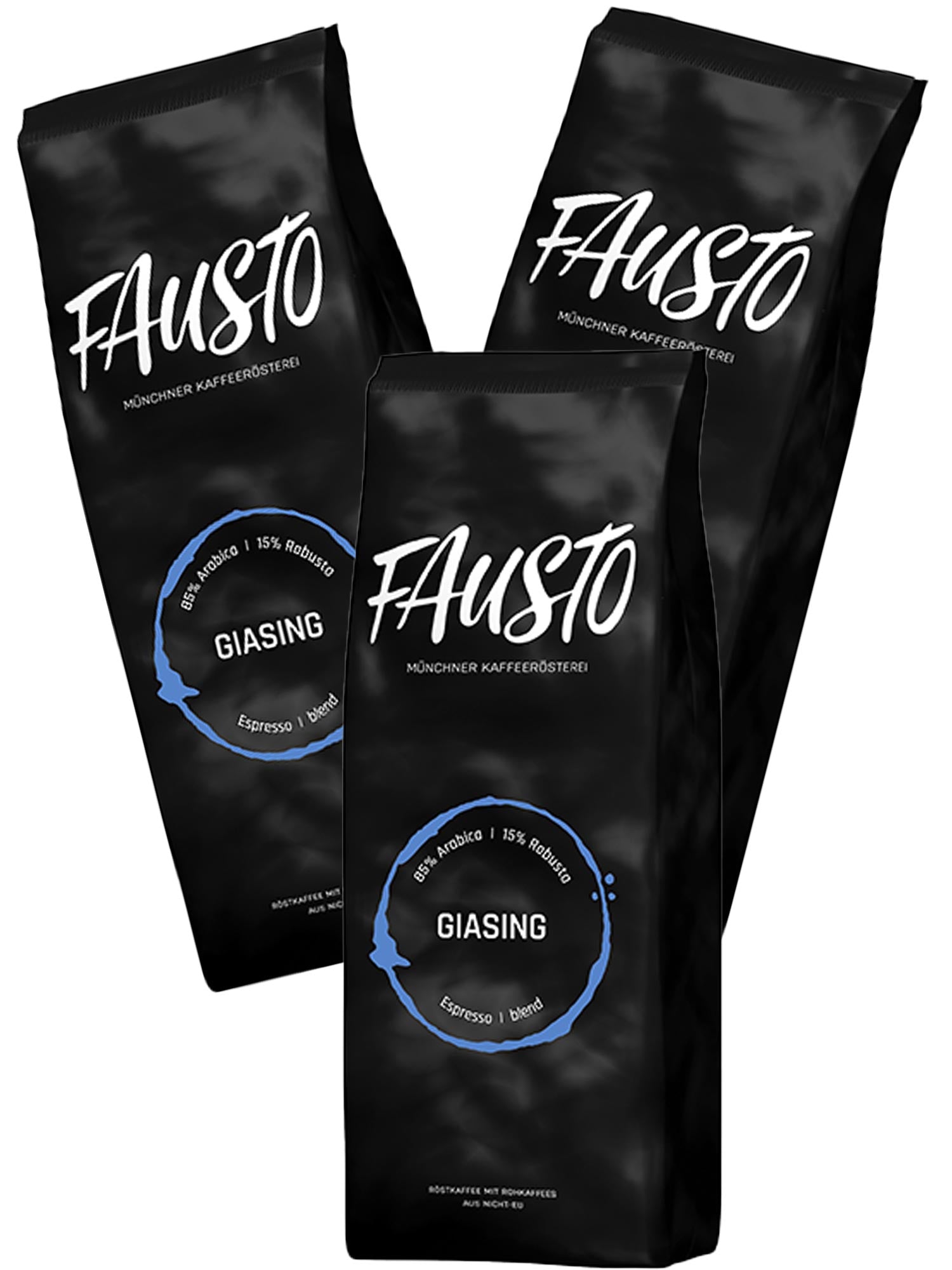 Caffé Fausto Espresso Giasing Bohne Vorteilspaket 3kg