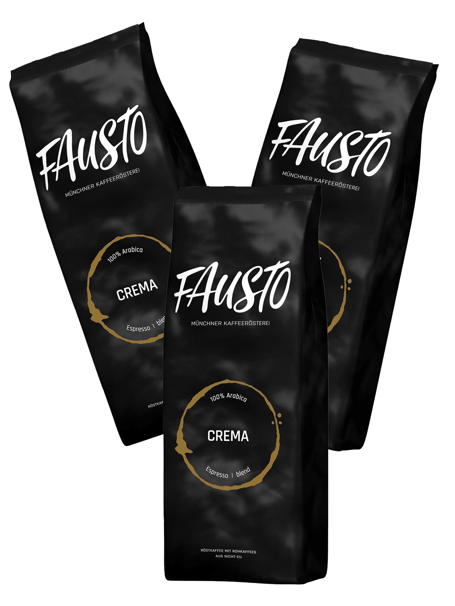 Caffé Fausto Caffe Crema Bohne Vorteilspaket 3kg
