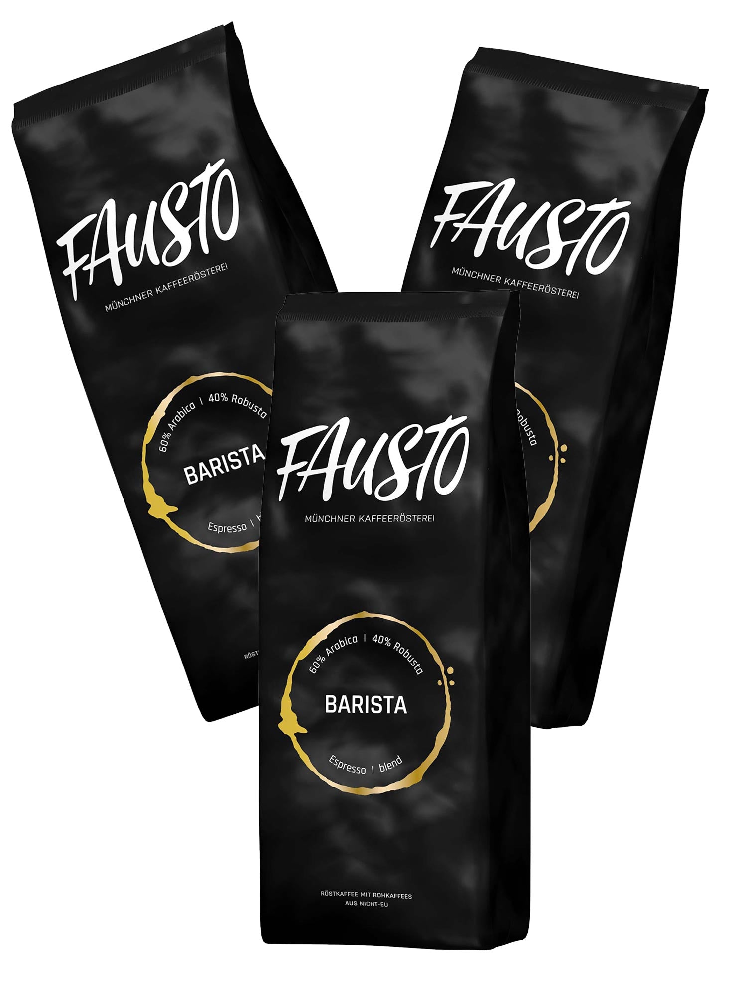 Caffé Fausto Espresso Barista Bohne 3kg Vorteilspaket