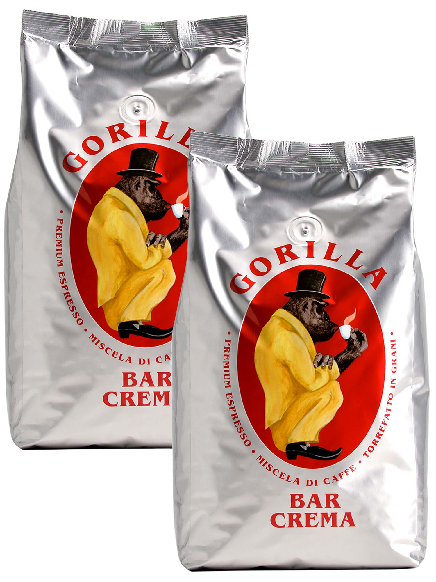 Gorilla Bar Crema Bohne 2kg