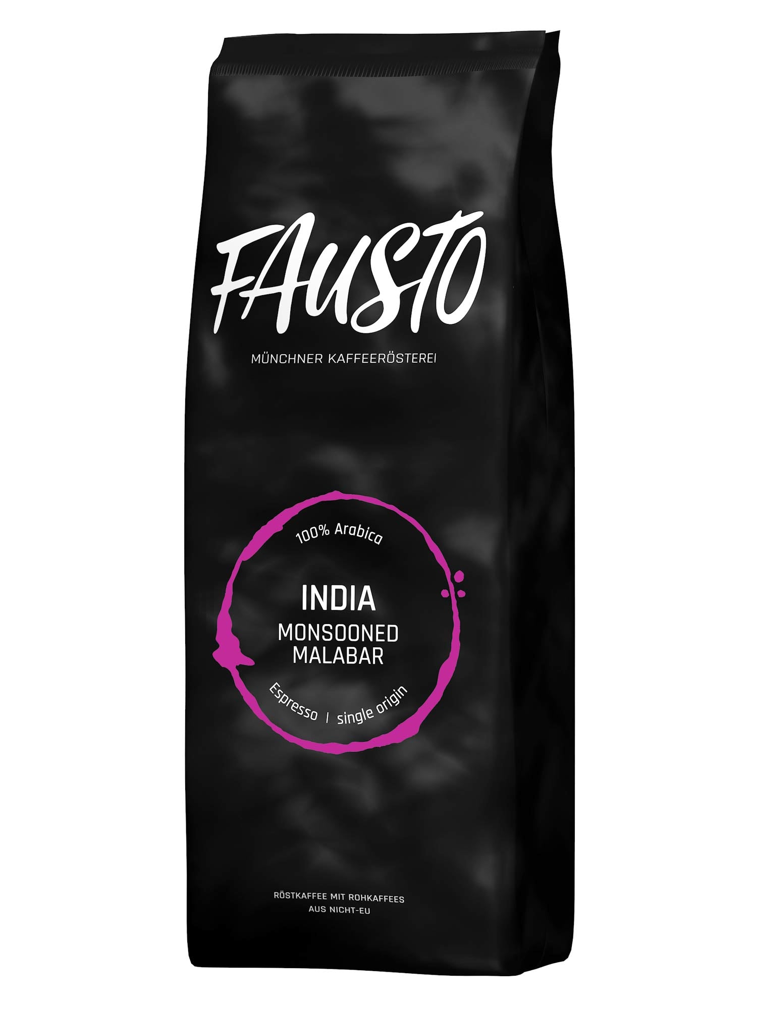 Caffé Fausto Espresso India Monsooned Malabar Bohne 250g