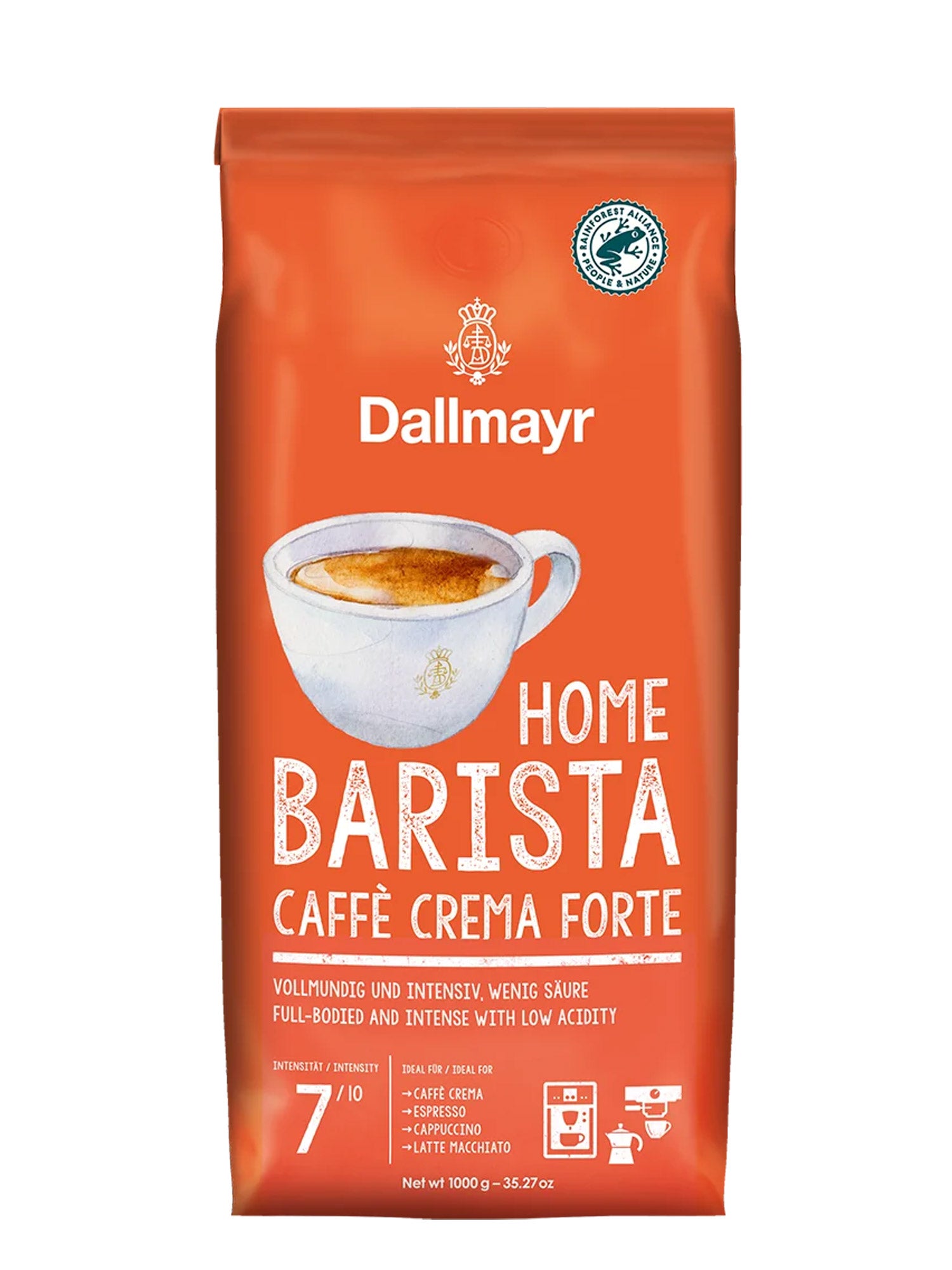 Dallmayr Home Barista Caffè Crema Forte Bohne 1kg