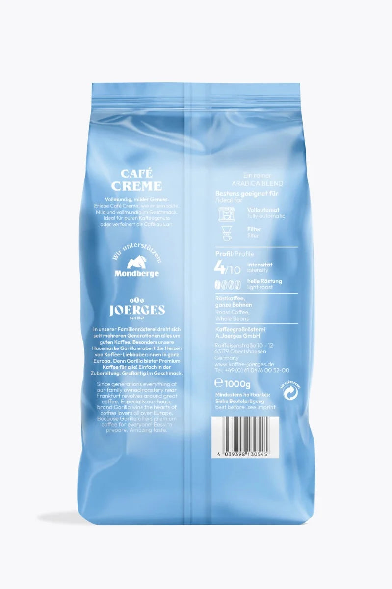Gorilla Café Creme Bohne 1kg